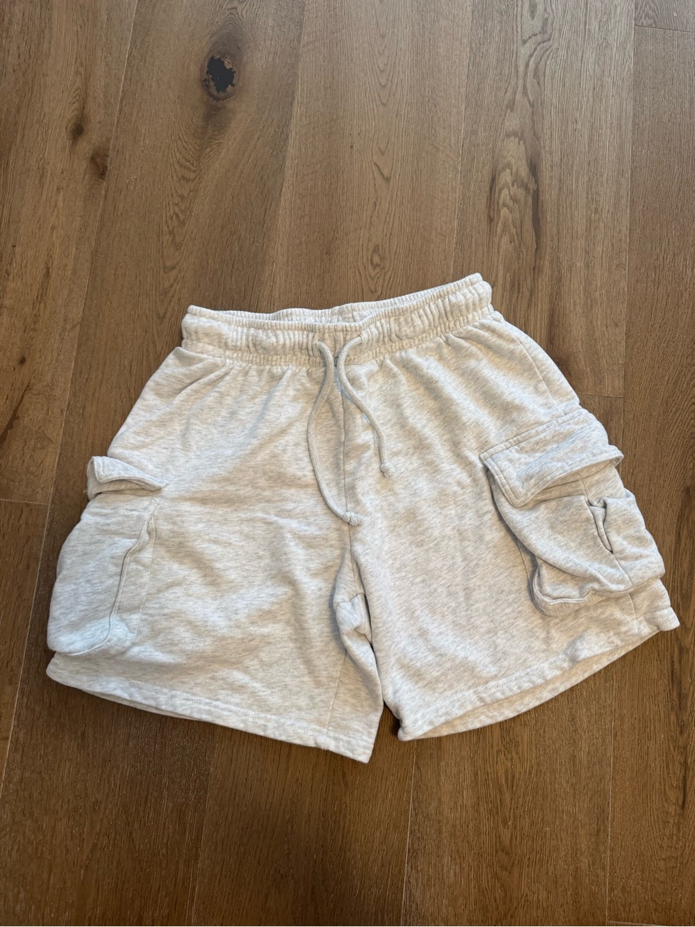 Garage Light Gray Elastic Waist Lounge Shorts